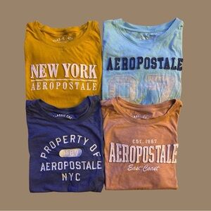Aeropostale Classic Crew T-Shirts - Bundle